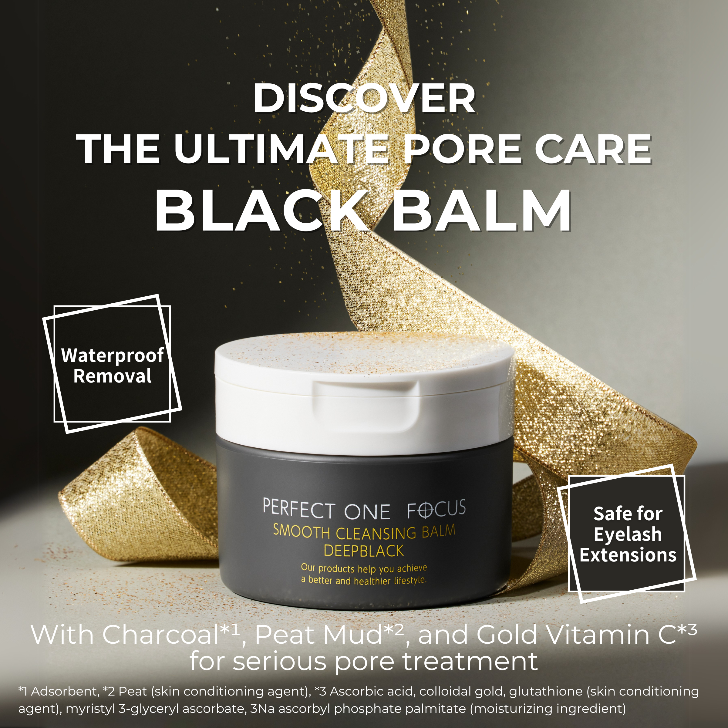 PERFECT ONE FOCUS® Smooth Cleansing Balm Deep Black
