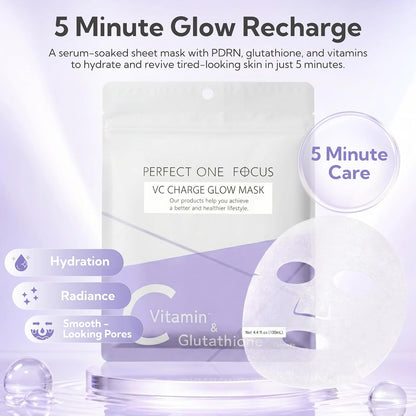 PERFECT ONE FOCUS VC Charge Glow Mask 7 sheets