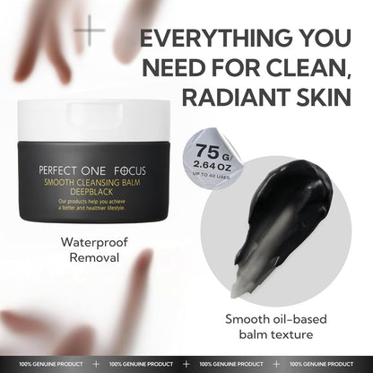 PERFECT ONE FOCUS Smooth Cleansing Balm Deep Black