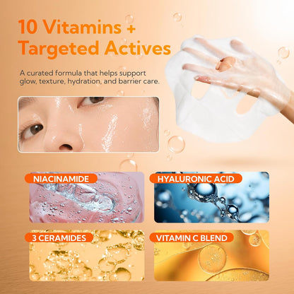 PERFECT ONE FOCUS VC Charge Smooth Mask 30 sheets