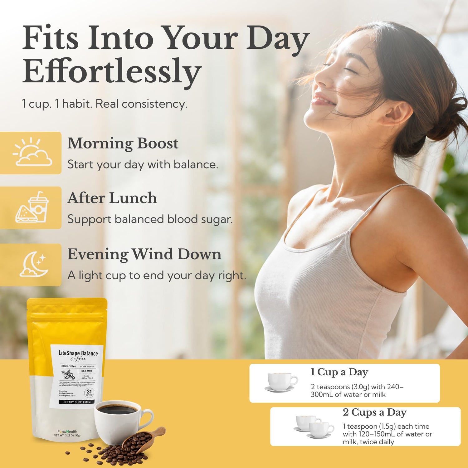 Fun &amp; Health LiteShape Balance Coffee