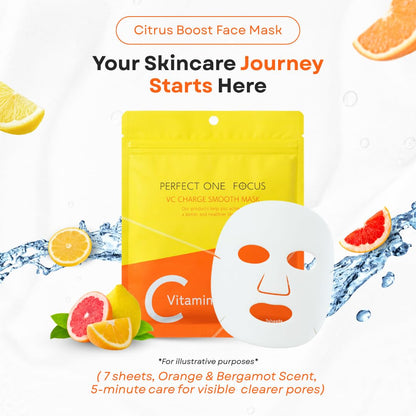 PERFECT ONE FOCUS VC Charge Smooth Mask 7 Sheets