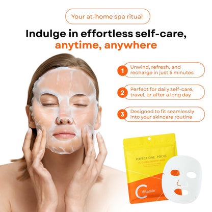 PERFECT ONE FOCUS VC Charge Smooth Mask 7 Sheets